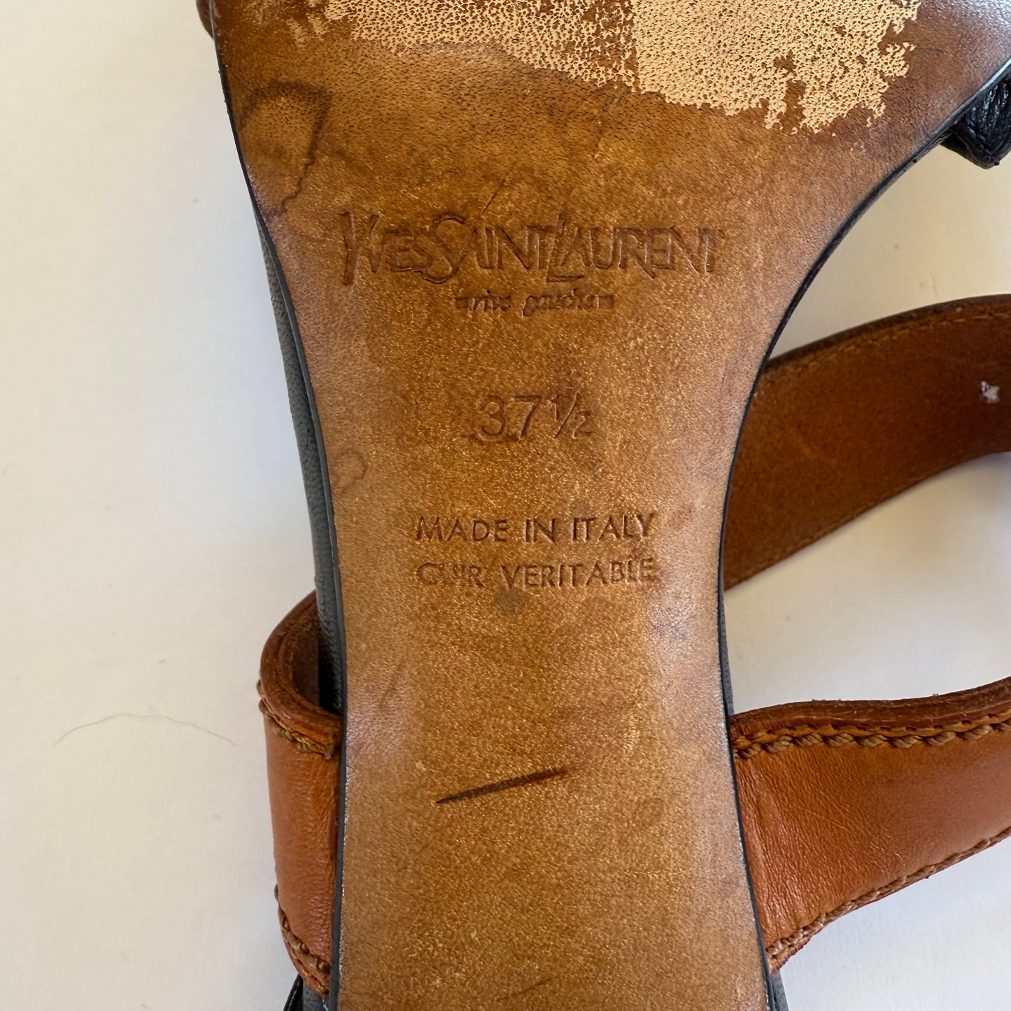 Vintage YSL Sandal Heels