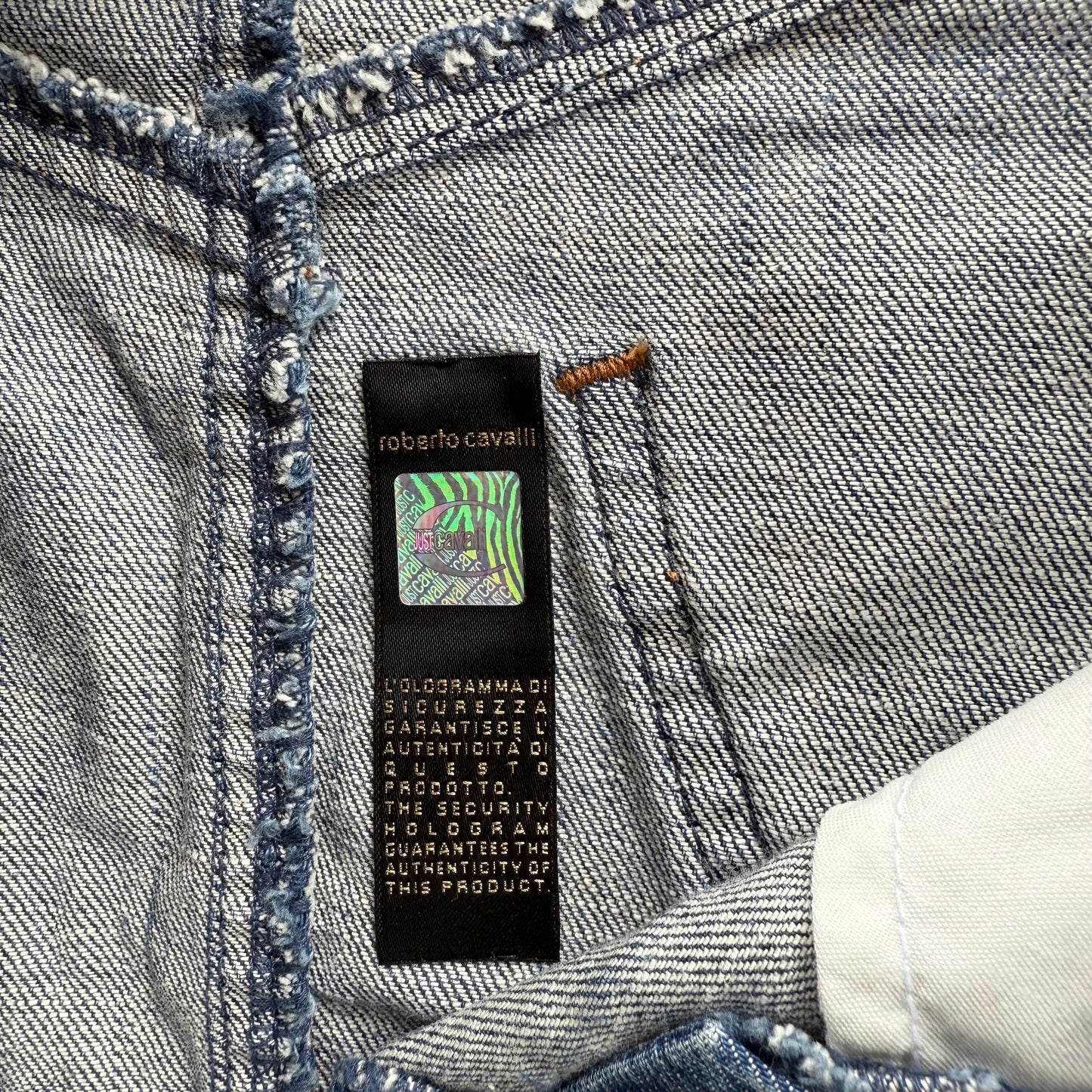 Vintage Cavalli Denim Skirt