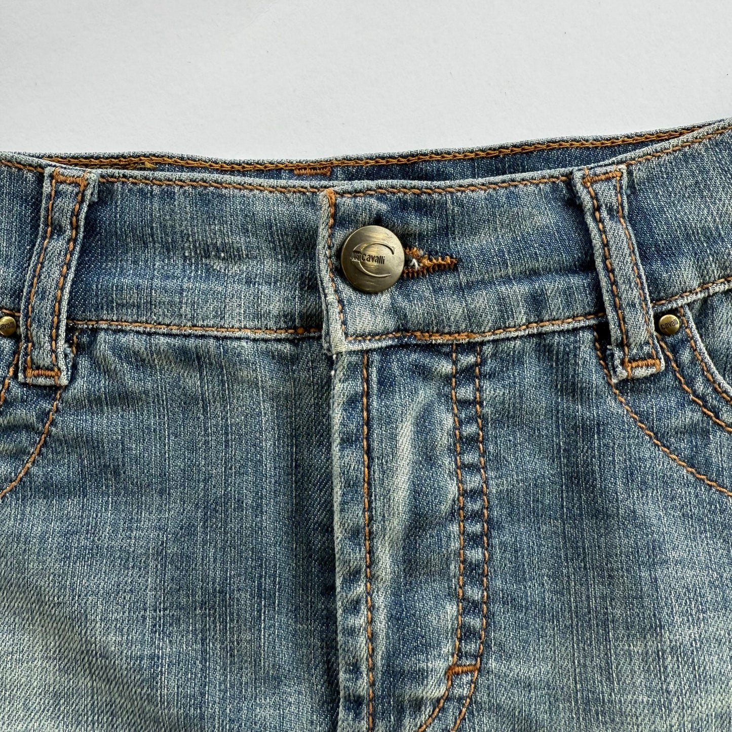 Vintage Cavalli Denim Skirt