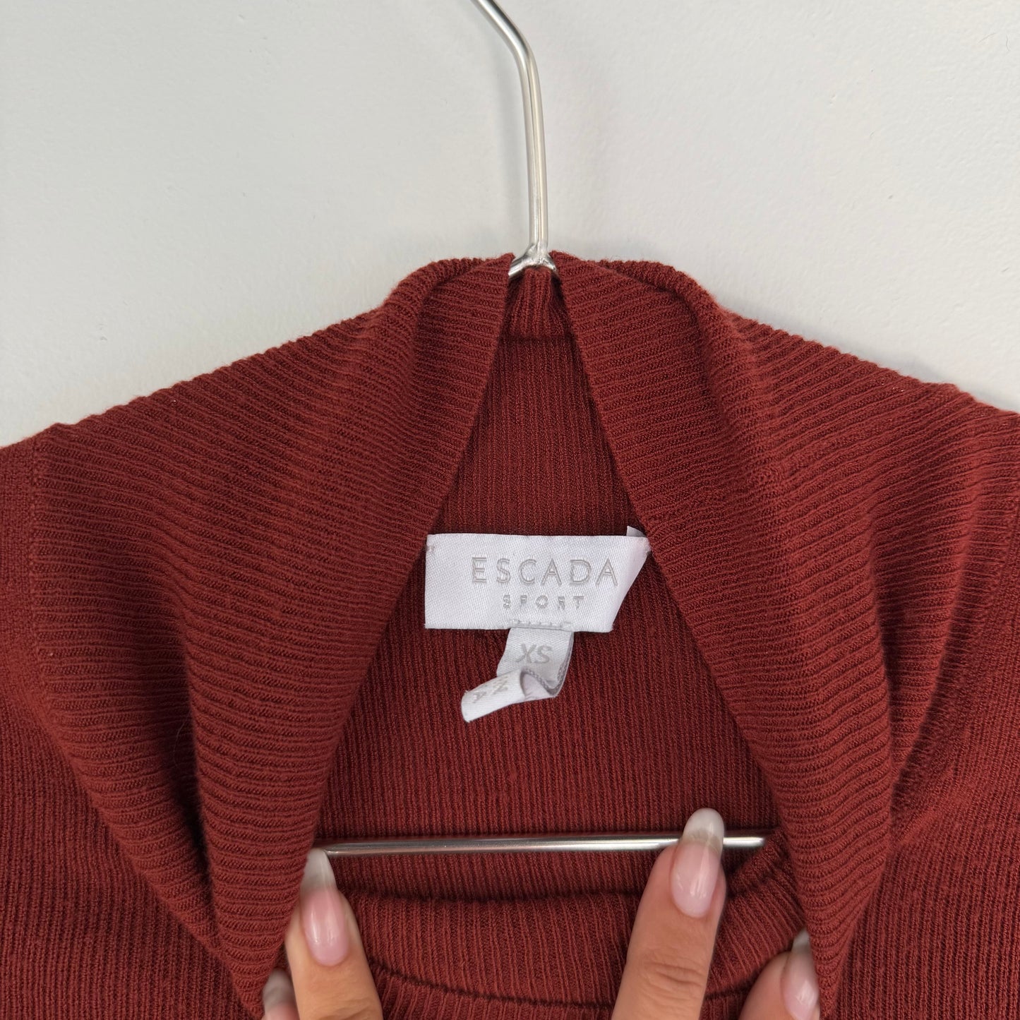 Escada Mock Neck Sweater