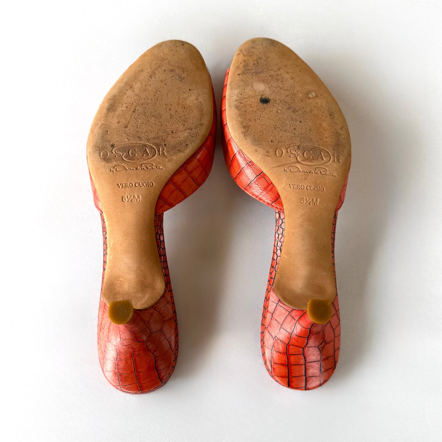 Vintage Oscar De La Renta Sandal Heels (8.5)