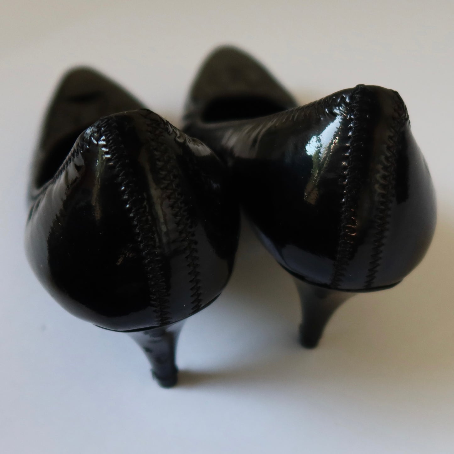 Prada Leather Kitten Heel Pumps