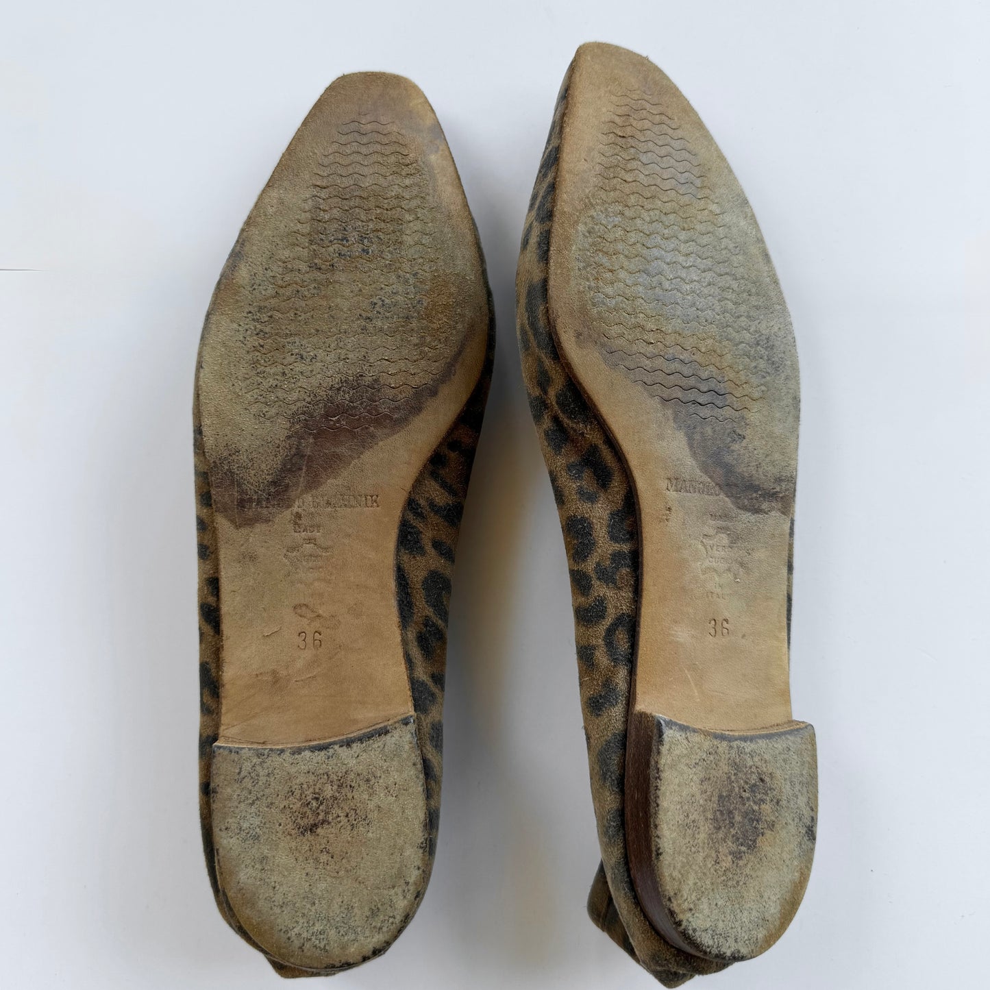 Vintage Manolo Blahnik Ballet Flats