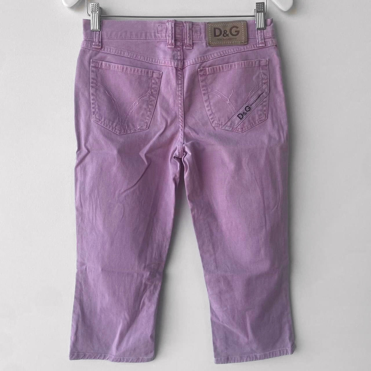 Dolce and Gabbana Pink Capri Pants