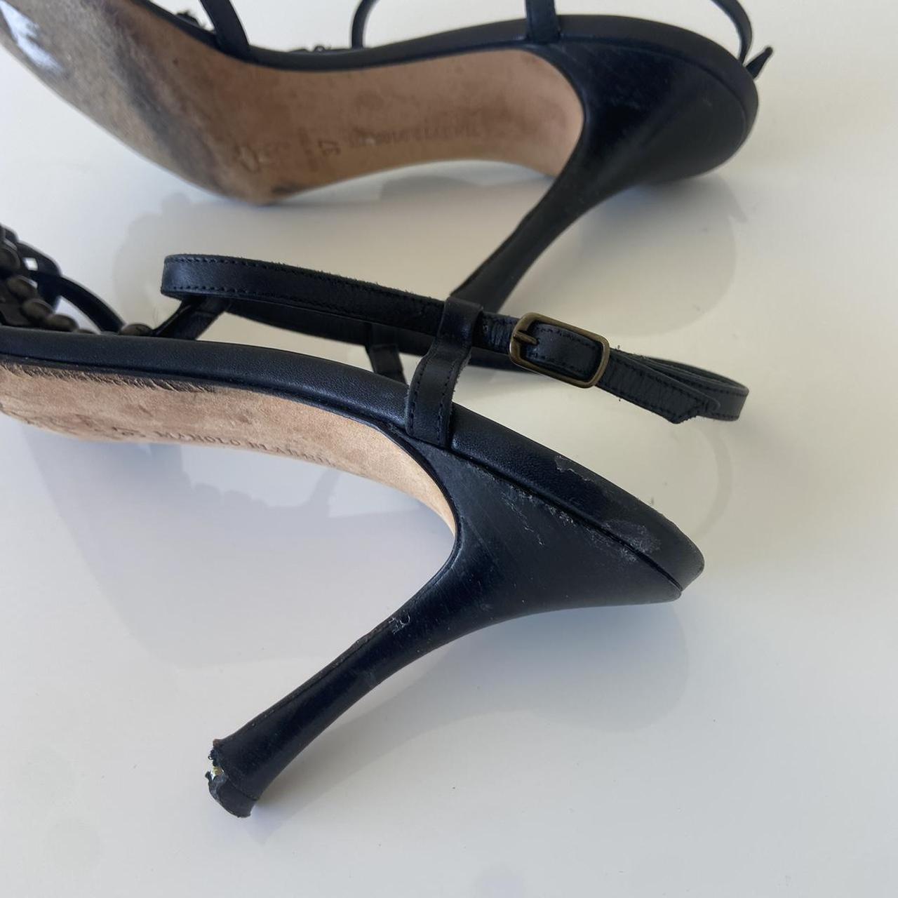 Manolo Blahnik Strappy Sandal Heel