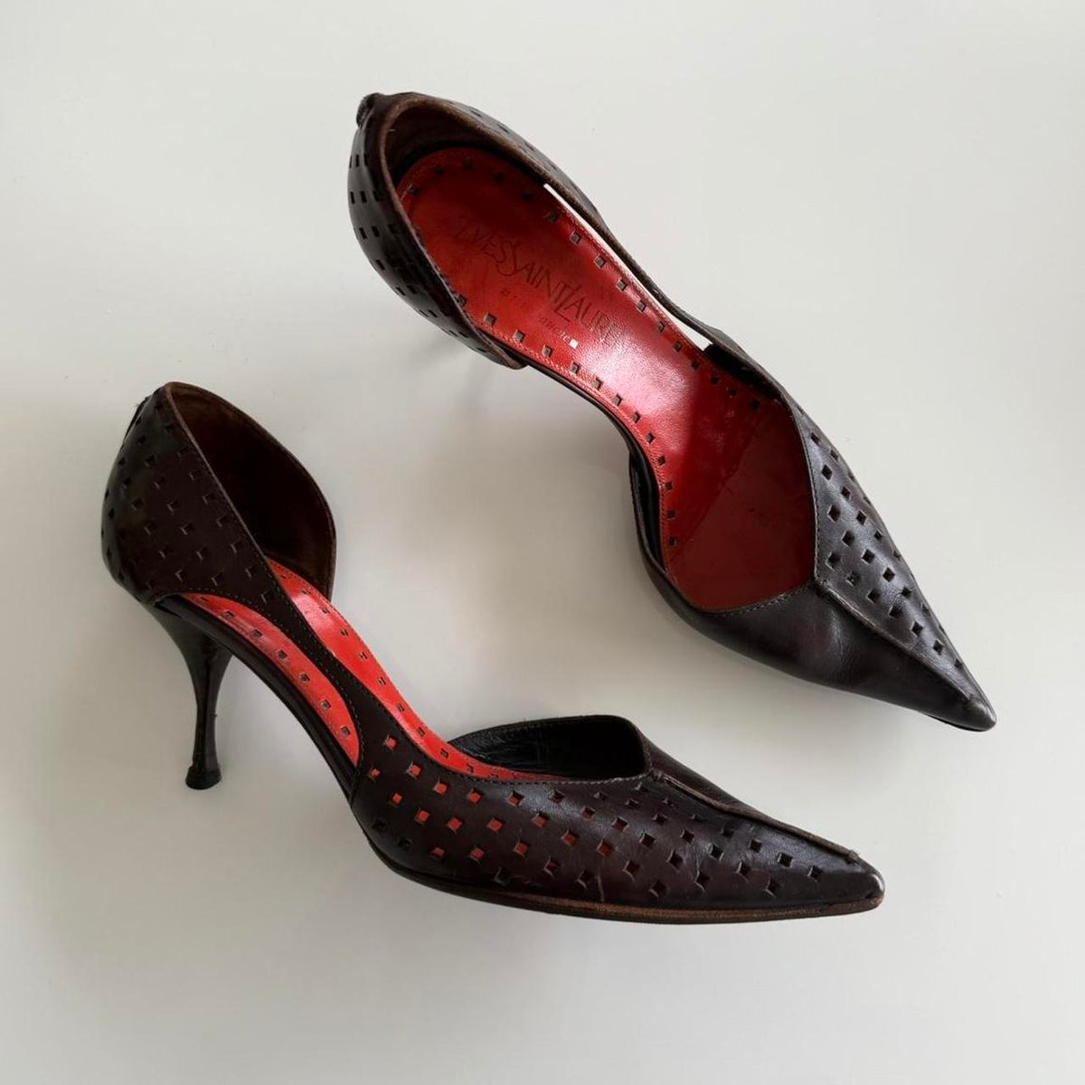 Vintage YSL Pointed Toe Heels (37)
