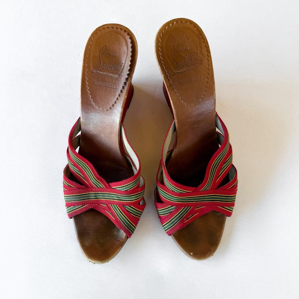 Vintage Christian Louboutin Wedge Heels (37)
