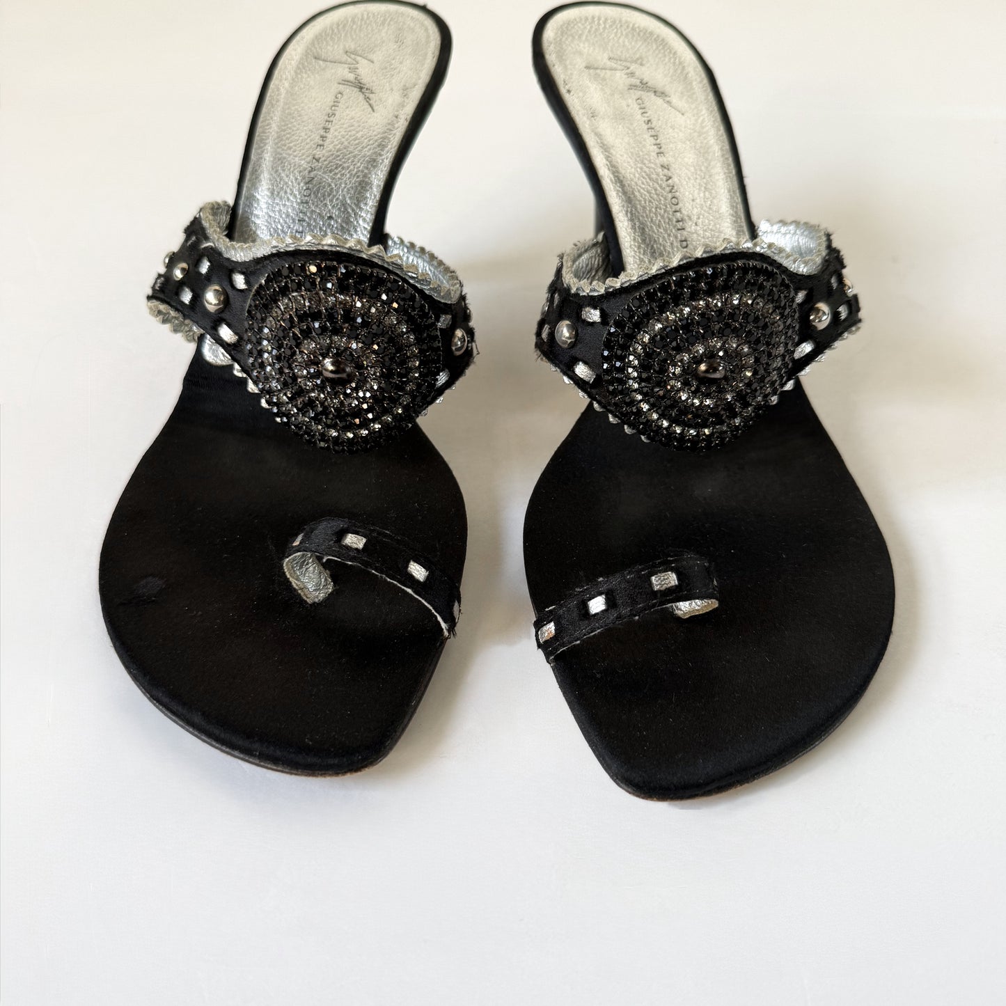 Vintage Giuseppe Zanotti Beaded Sandal Heels (39)