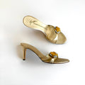Vintage Giuseppe Zanotti Satin Sandal Jeweled Heels (7)