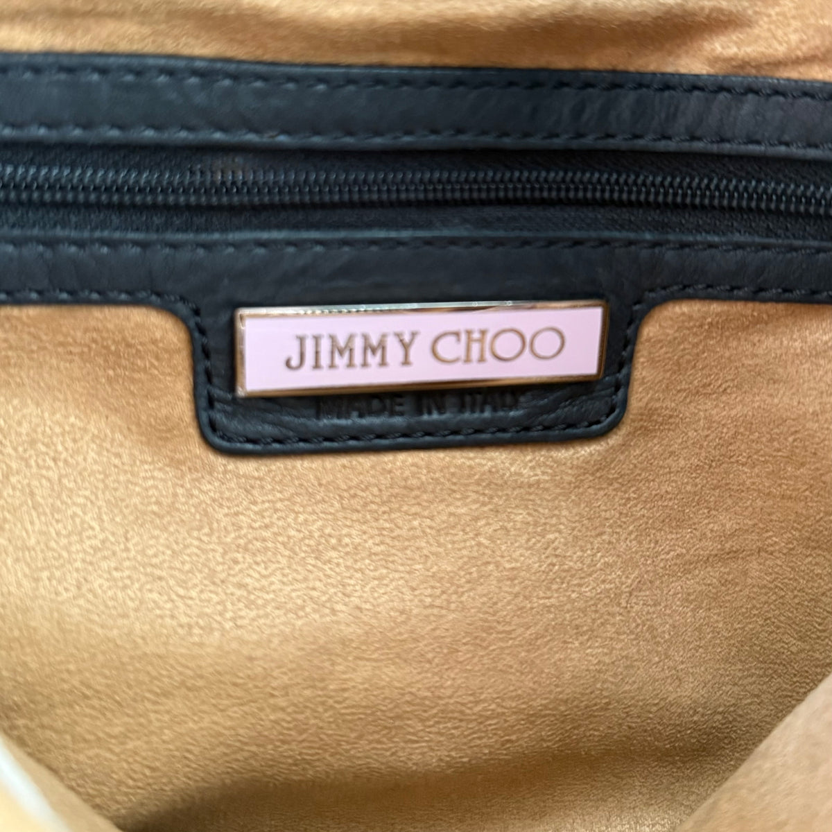Vintage Jimmy Choo Leather Fringe Studded Bag