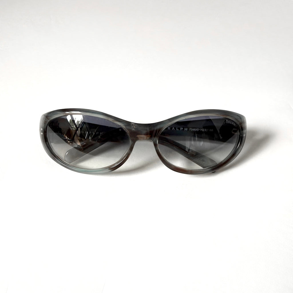 Vintage Ralph Lauren Smoky Marble Slim Wrap Around Sunglasses