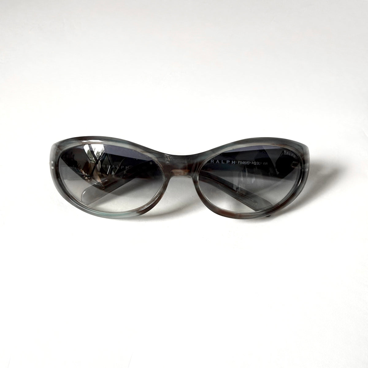 Vintage Ralph Lauren Smoky Marble Slim Wrap Around Sunglasses