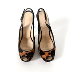 Giuseppe Zanotti Leopard Pony Hair Platform Heels (38)
