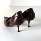 Vintage Yves Saint Laurent Pointed Toe D’Orsay Heels (37)