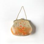 Vintage Japanese Floral Brocade Evening Bag
