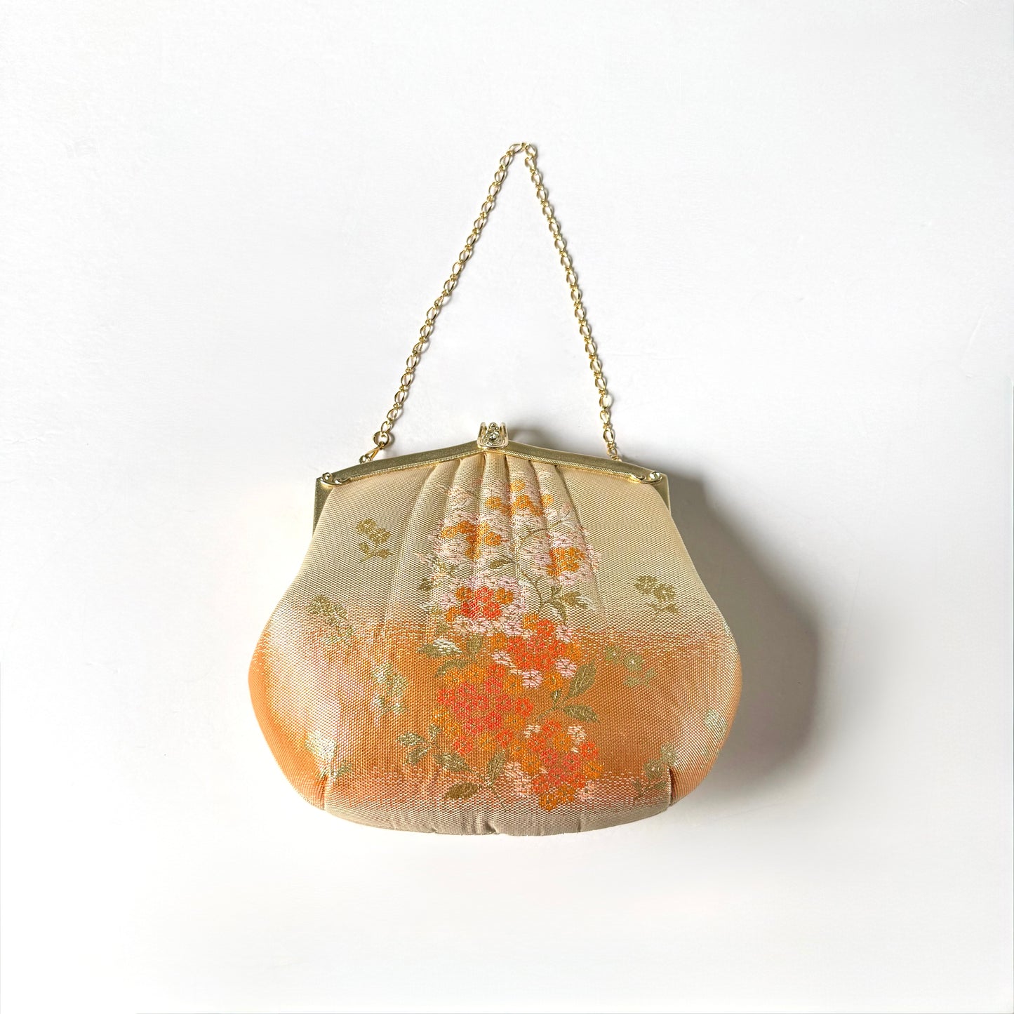 Vintage Japanese Floral Brocade Evening Bag
