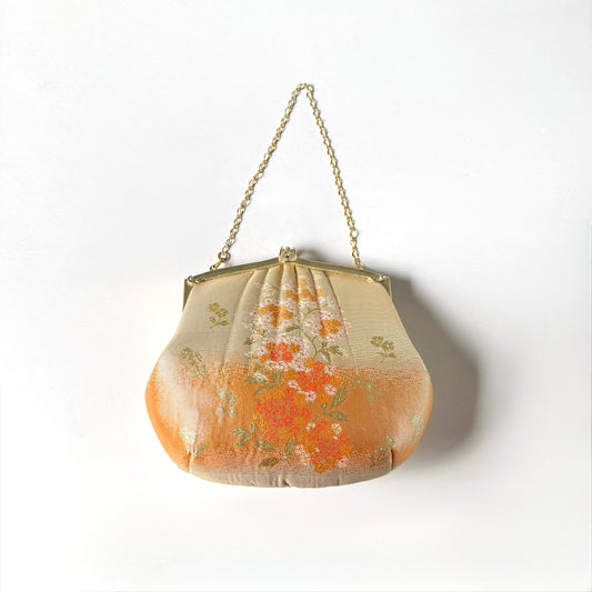 Vintage Japanese Floral Brocade Evening Bag