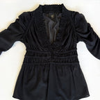 Vintage Cavalli Sheer Ruched Blouse