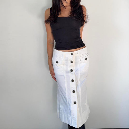 Vintage Cavalli Denim Midi Skirt