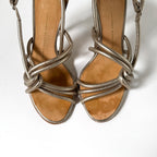 Vintage Giuseppe Zanotti Metallic Strappy Heels (36.5)
