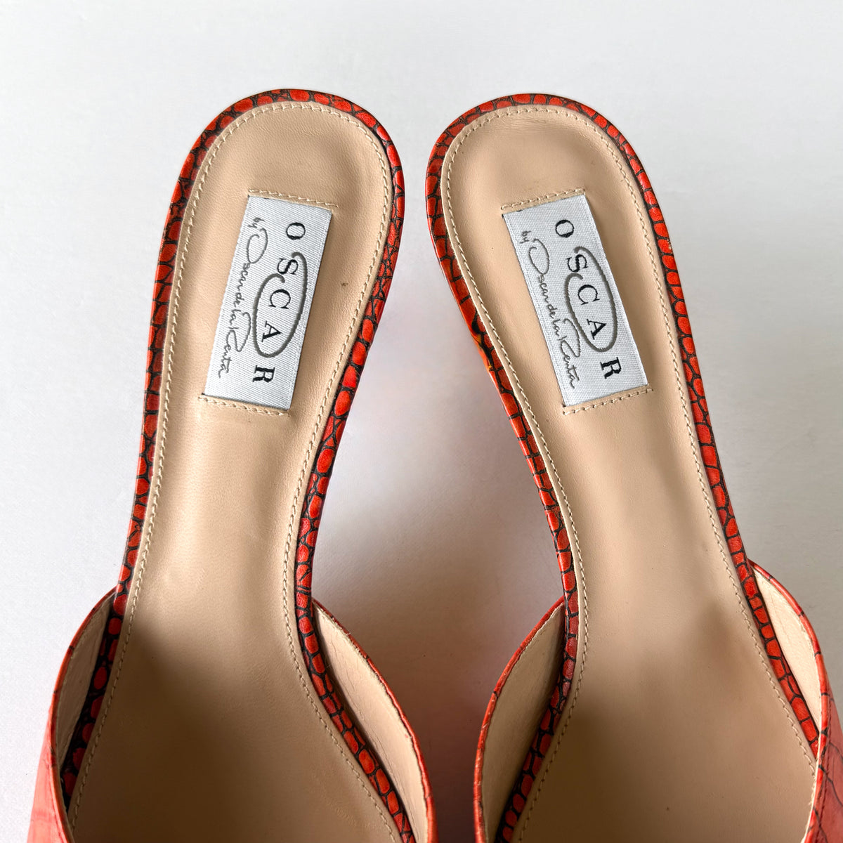 Vintage Oscar De La Renta Sandal Heels (8.5)