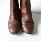 Vintage Giuseppe Zanotti Brown Leather Fold-over Riding Boots (9)