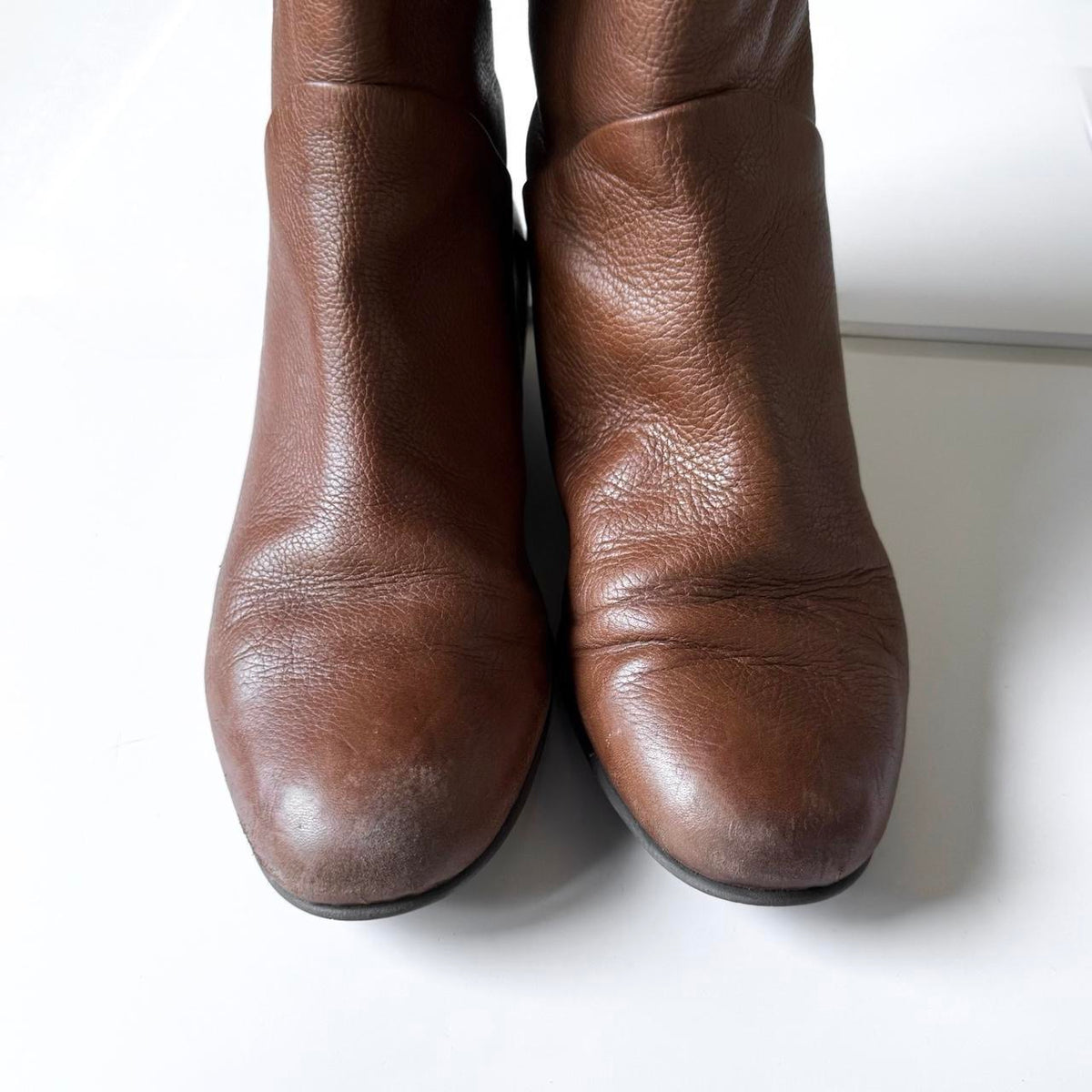 Vintage Giuseppe Zanotti Brown Leather Fold-over Riding Boots (9)