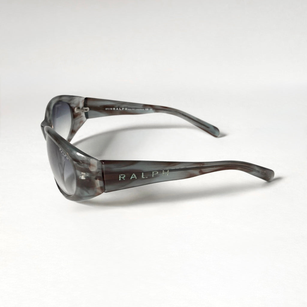 Vintage Ralph Lauren Smoky Marble Slim Wrap Around Sunglasses