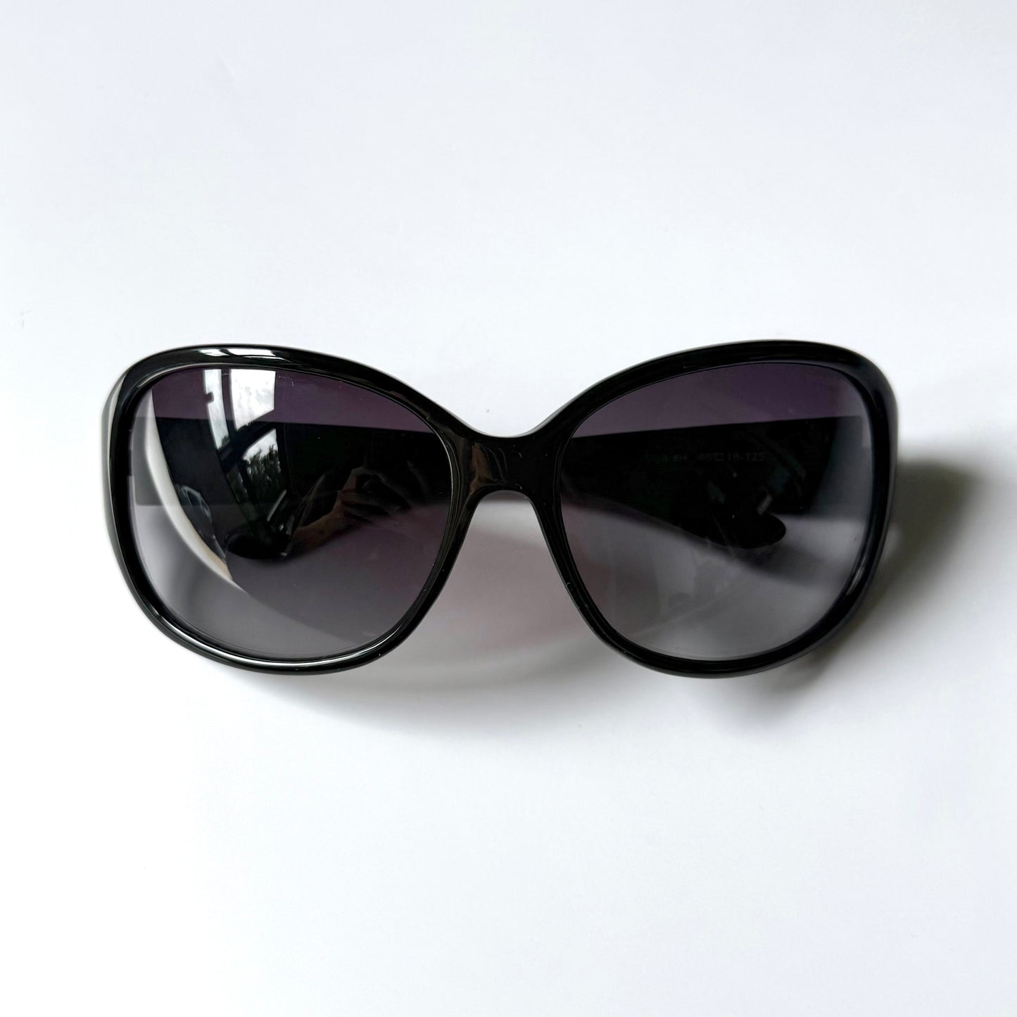 Vintage Polo Ralph Lauren Black Oversized Sunglasses