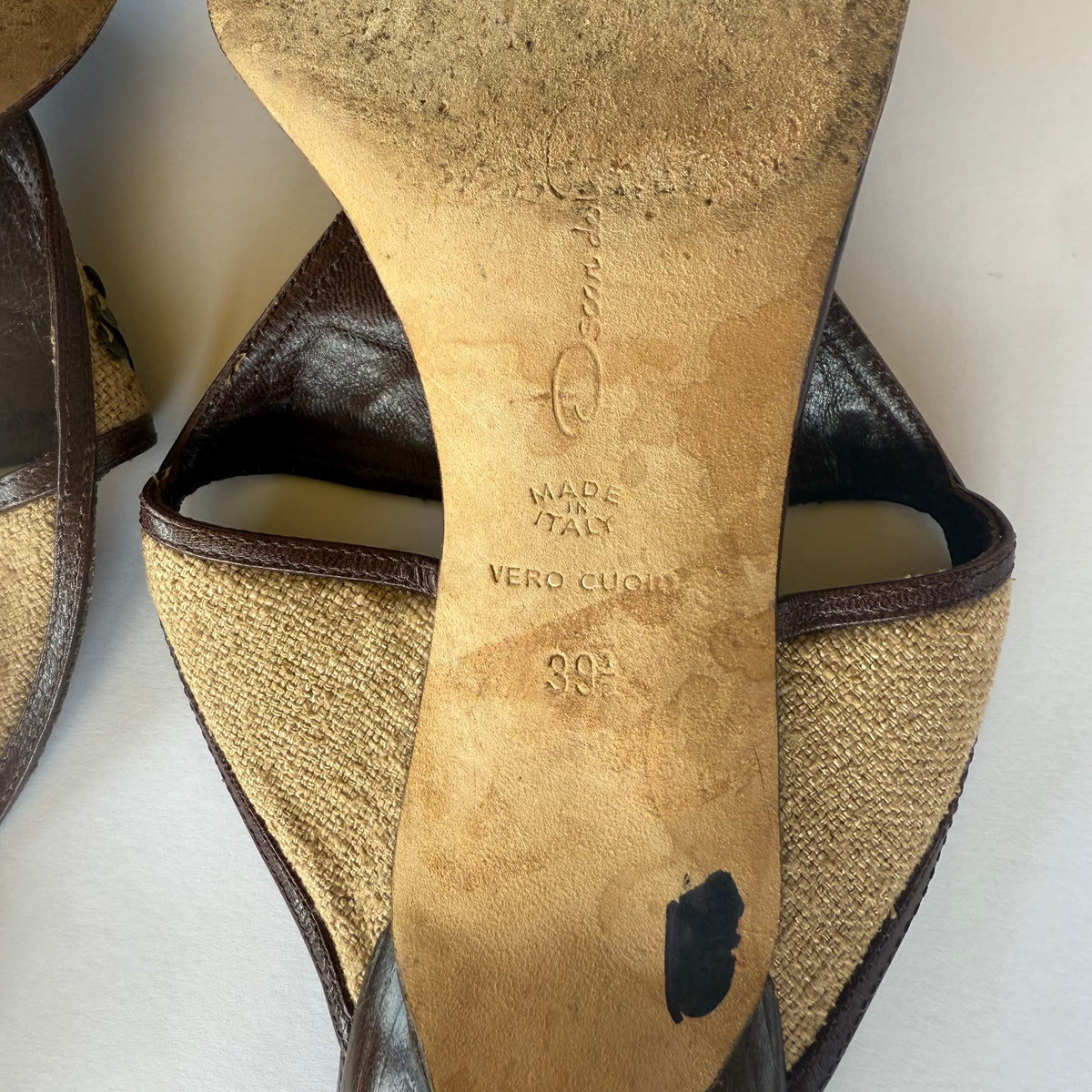 Oscar De La Renta Sandal Heels (39.5)