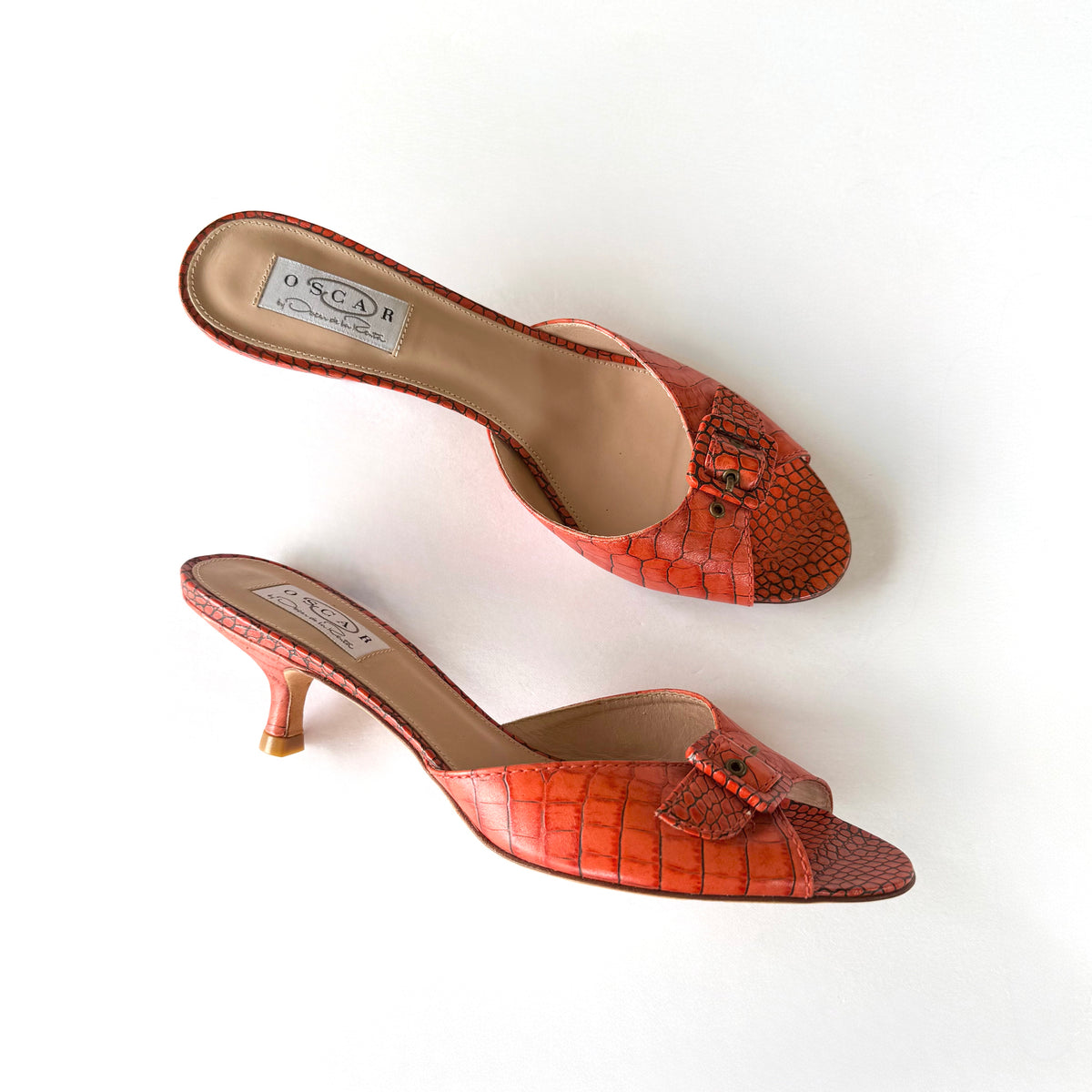 Vintage Oscar De La Renta Sandal Heels (8.5)