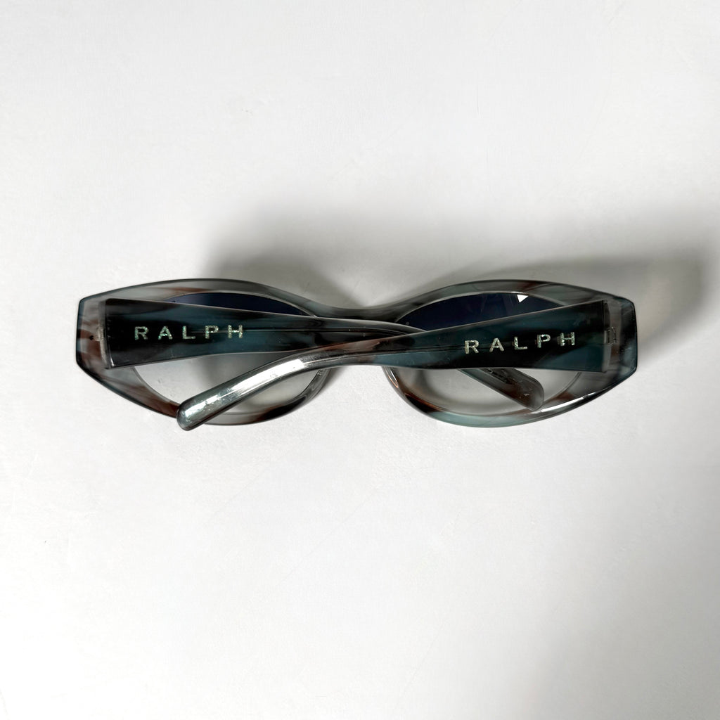 Vintage Ralph Lauren Smoky Marble Slim Wrap Around Sunglasses