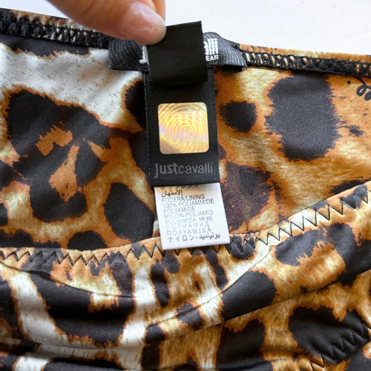 Vintage Cavalli Leopard Print Bikini Set