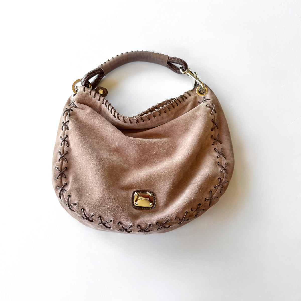 Jimmy Choo Suede Shoulder Bag