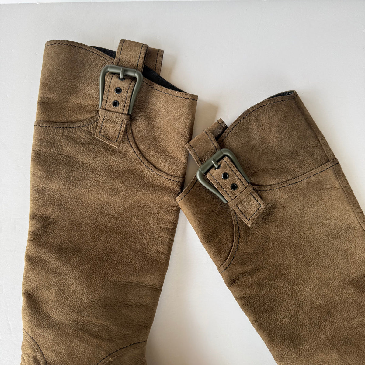 Vintage Giuseppe Zanotti Suede Knee High Boots (36)