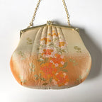 Vintage Japanese Floral Brocade Evening Bag