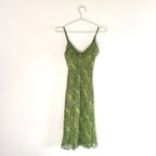 Vintage Betsey Johnson Snakeskin Slip Midi Dress