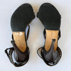 Strappy Brown Manolo Blahniks (38.5)