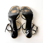 Vintage Dolce & Gabbana Black Minimalist Strappy Heels