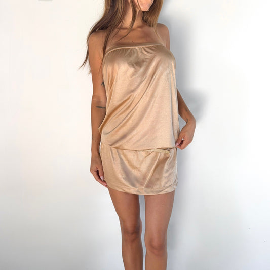 Vintage La Perla Nude Gold Slip