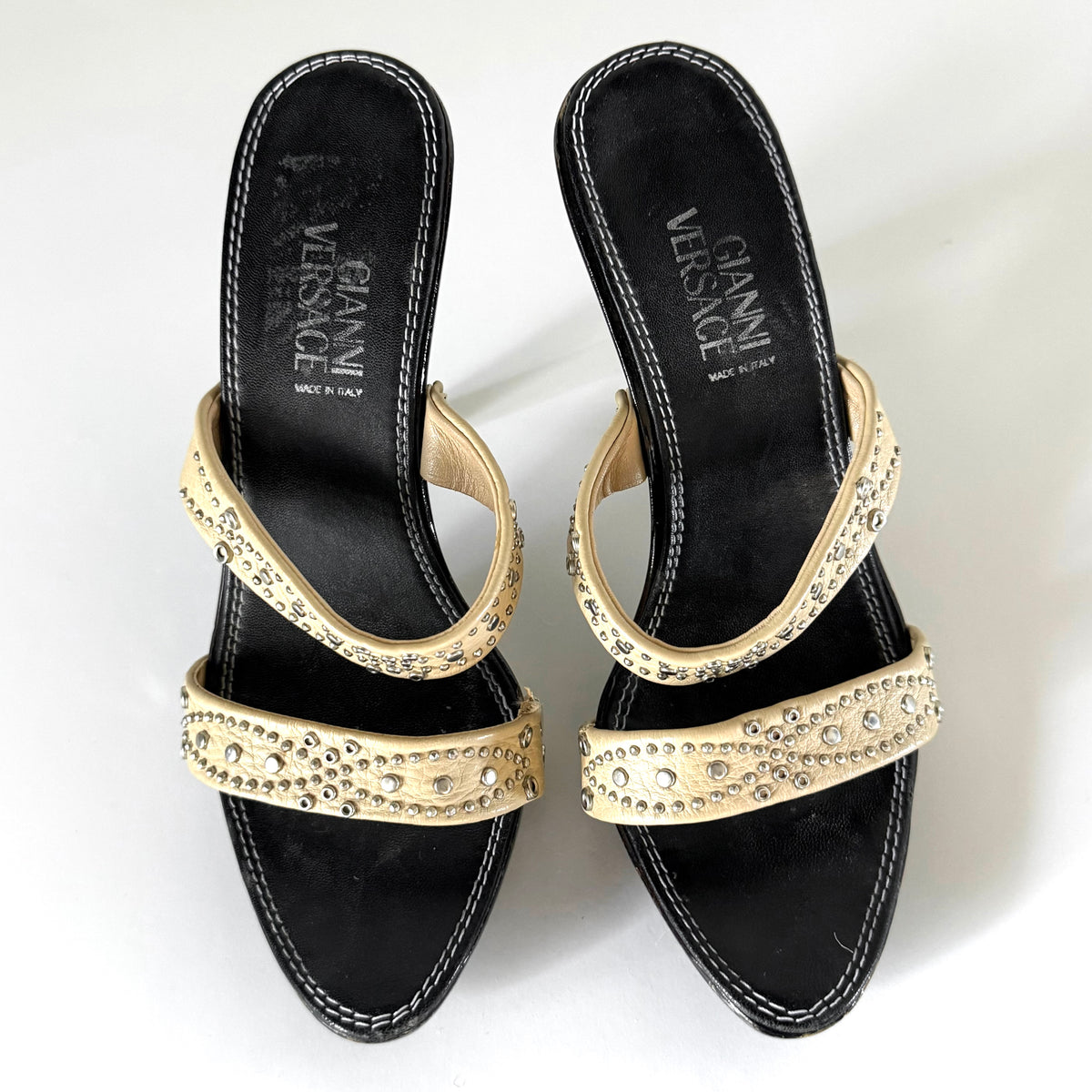 Vintage Versace Studded Heels (37)