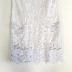 Dolce & Gabbana White Lace Mini Dress