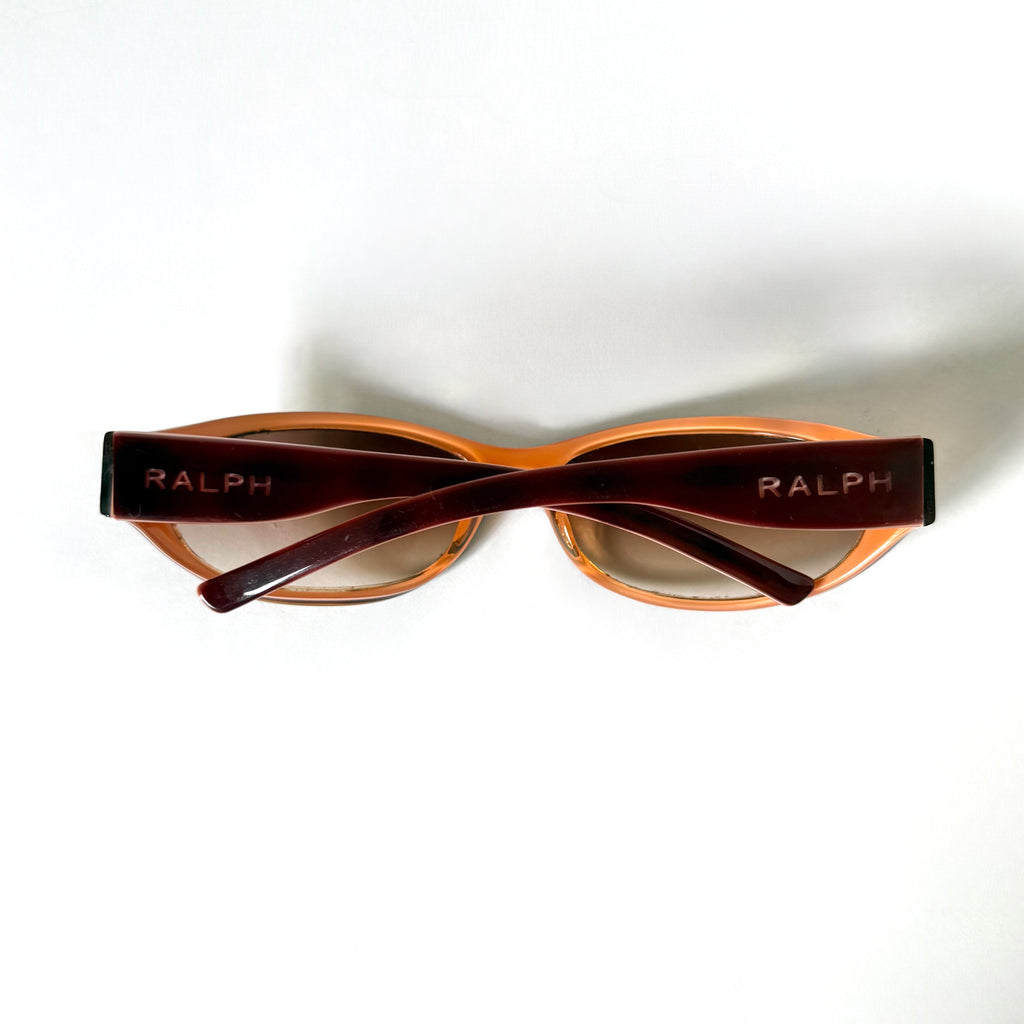 Vintage Ralph Lauren Slim Cherry Red Sunglasses