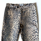 Vintage Moschino Leopard Print Capri Pants