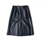 Vintage Tommy Hilfiger Leather Midi Skirt