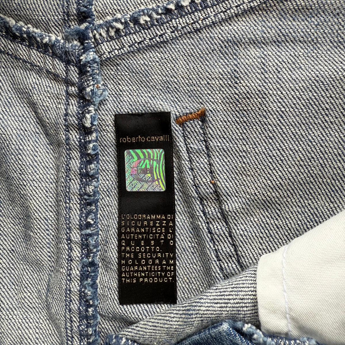 Vintage Cavalli Denim Skirt