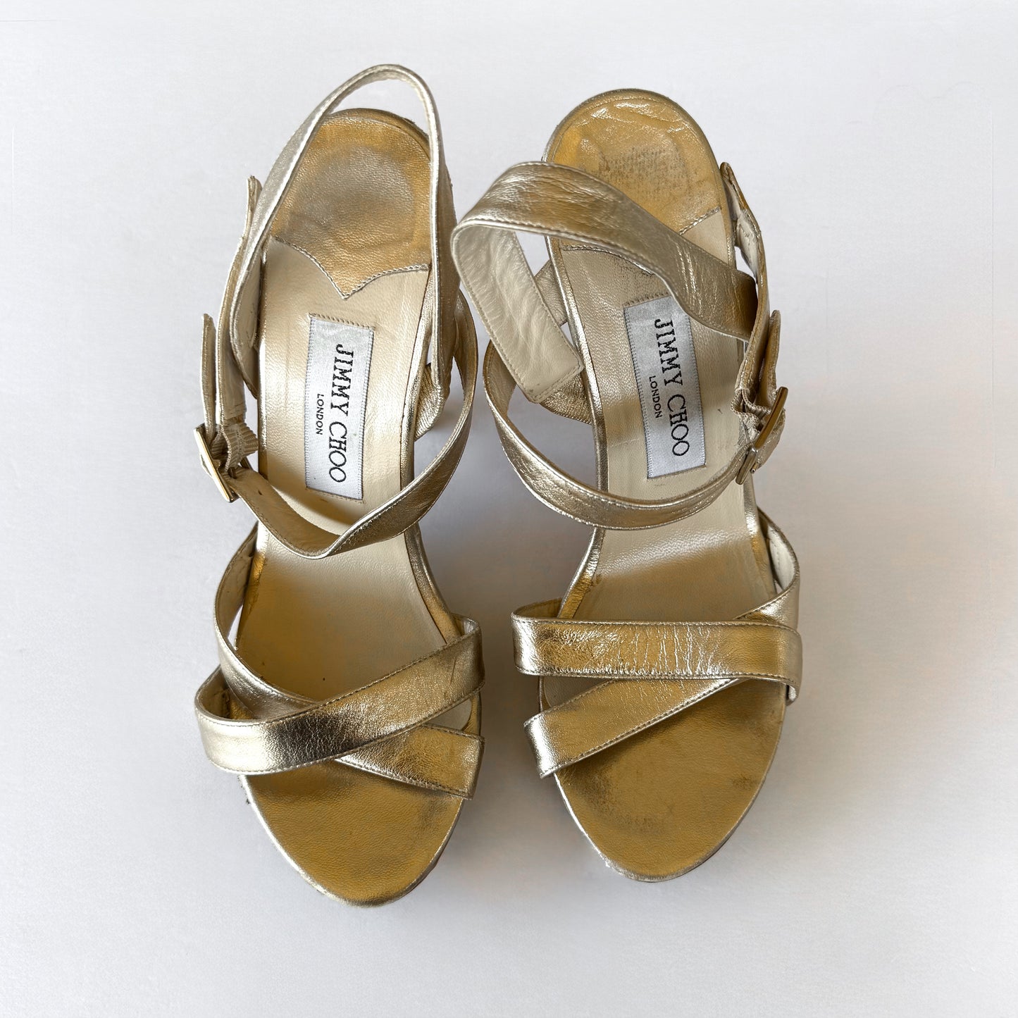 Vintage Jimmy Choo Sandal Heels (38)