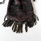 Vintage Beaded Fringe Bag