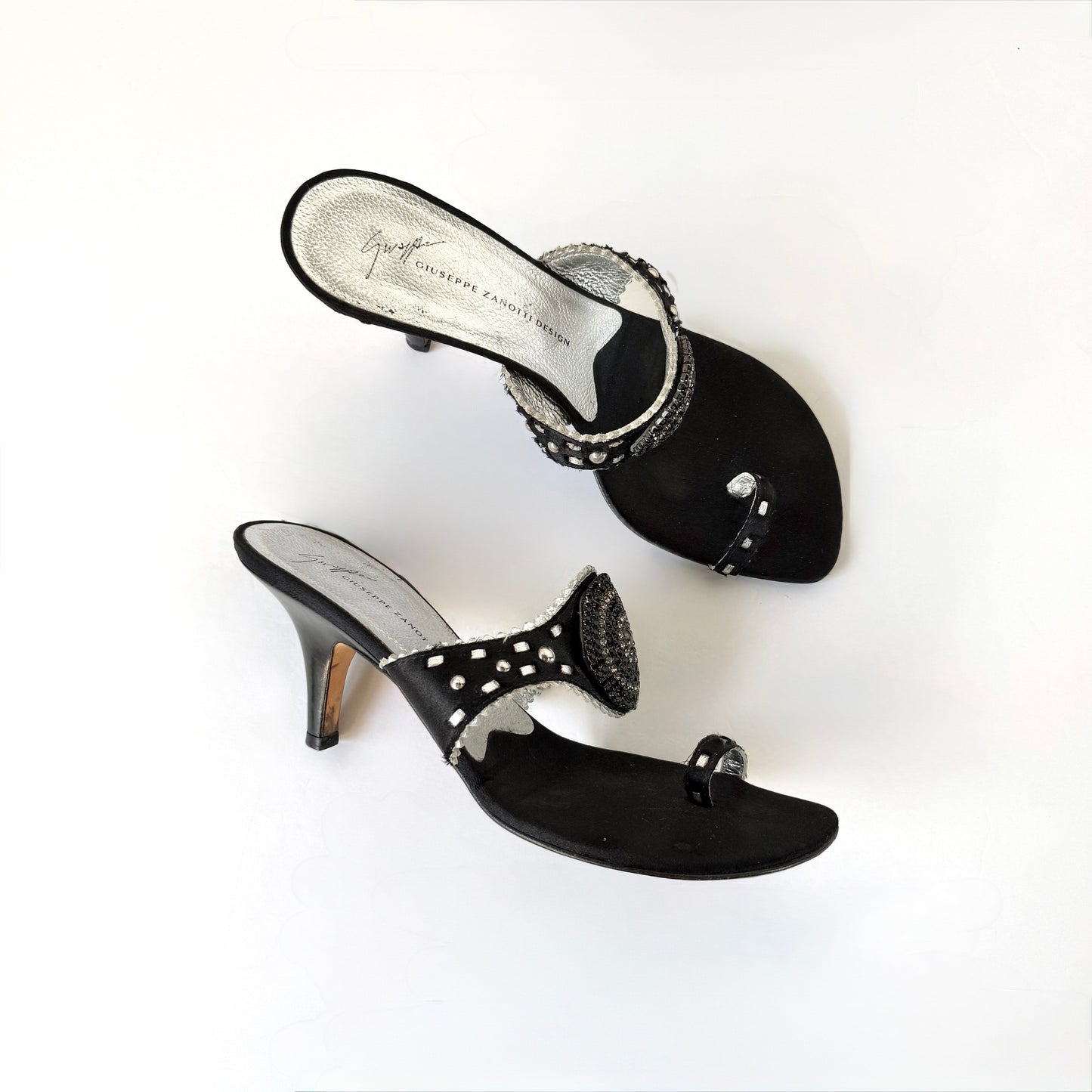 Vintage Giuseppe Zanotti Beaded Sandal Heels (39)