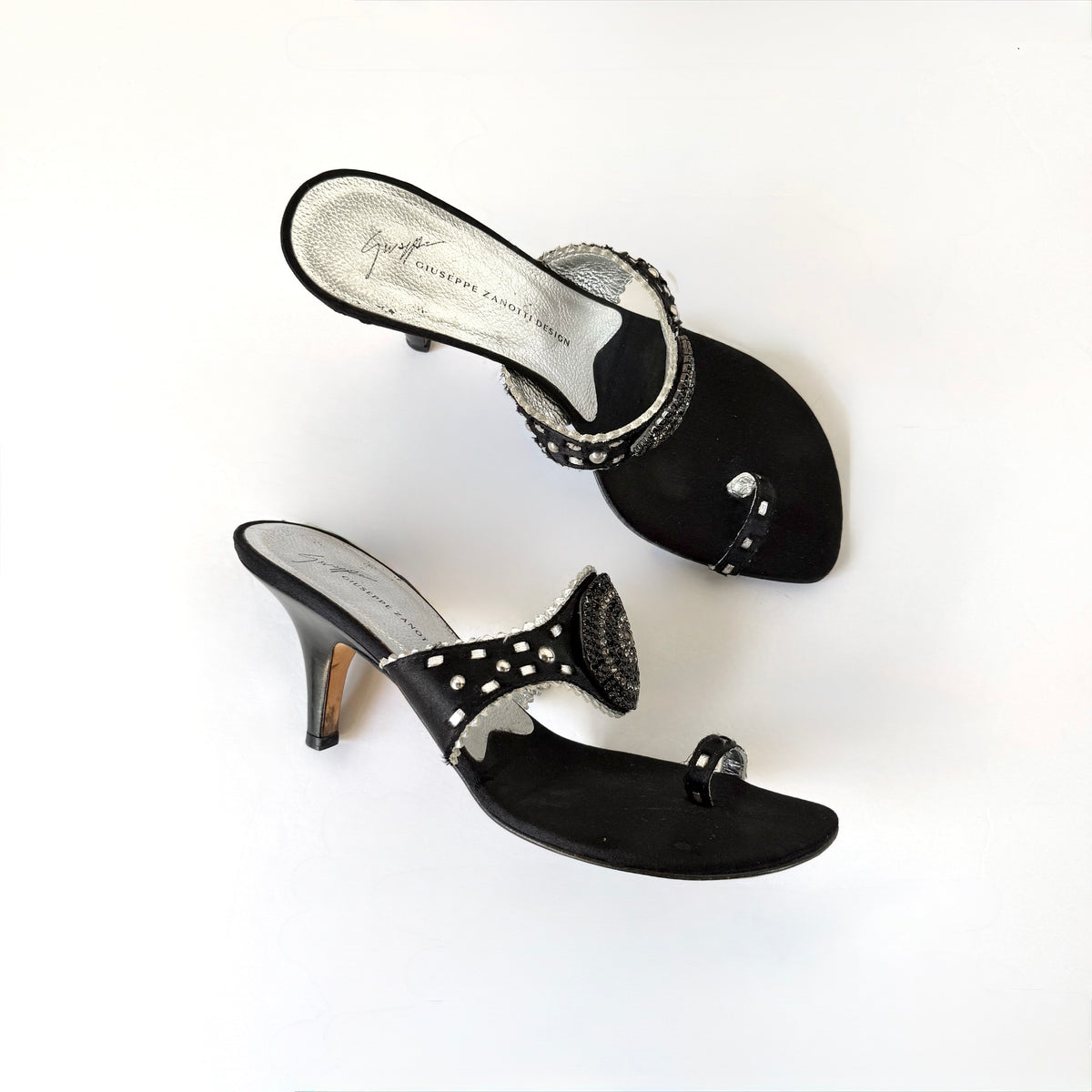 Vintage Giuseppe Zanotti Beaded Sandal Heels (39)